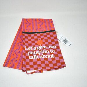 Furbish Pumpkin To Talk About Dish Towel #FALL-DISH-4 NWT